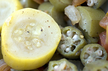 Image showing okra and squash