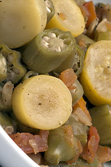 Image showing okra and squash