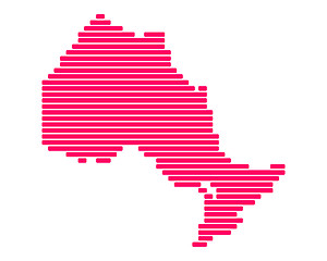 Image showing Map of Ontario