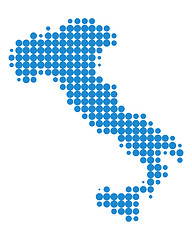 Image showing Map of Italy