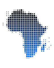 Image showing Map of Africa