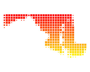 Image showing Map of Maryland