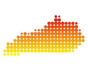 Image showing Map of Kentucky