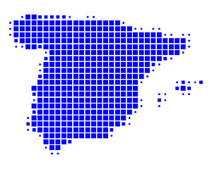 Image showing Map of Spain