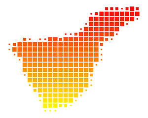 Image showing Map of Tenerife