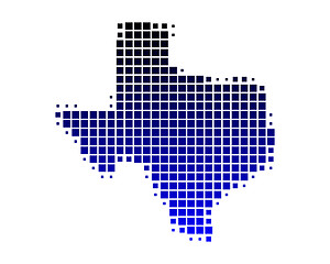 Image showing Map of Texas