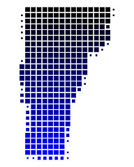 Image showing Map of Vermont