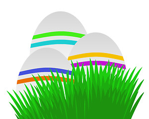 Image showing Easter eggs