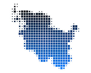 Image showing Map of Schleswig-Holstein