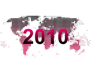 Image showing World map 2010