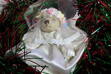 Image showing christmas bride teddy