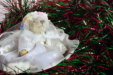 Image showing christmas bride teddy