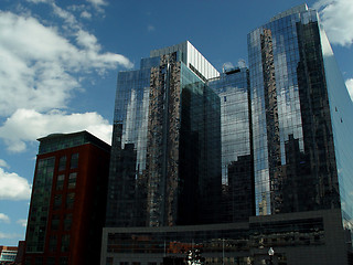 Image showing Boston Waterfront Reflections