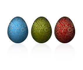 Image showing Easter eggs