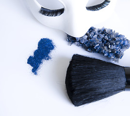 Image showing false eyelashes and makeup acessories