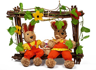 Image showing easter bunnies