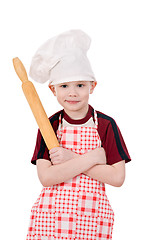 Image showing boy in chef's hat