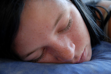 Image showing sleeping girl