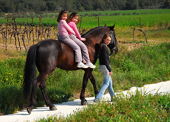 Image showing riding twins 