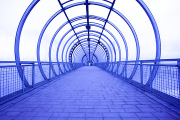 Image showing blue corridor