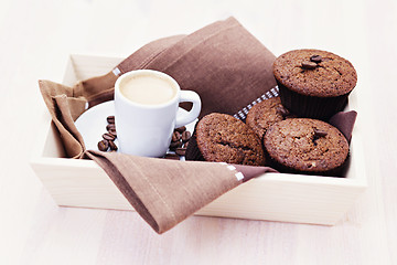 Image showing espresso muffins