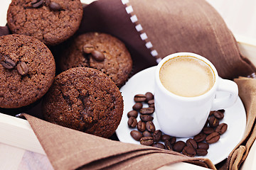 Image showing espresso muffins