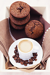 Image showing espresso muffins