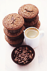 Image showing espresso muffins