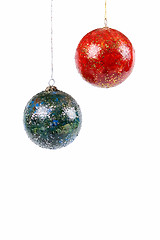 Image showing xmas balls