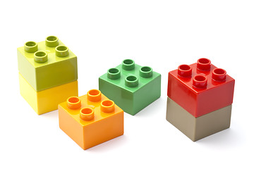 Image showing Colorful building blocks 