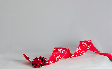 Image showing christmas ribbon