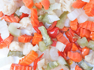 Image showing Mixed vegetables