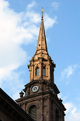 Image showing Clock tower Steeple