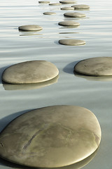 Image showing step stones