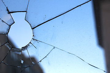 Image showing Broken window