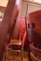 Image showing Restaurant Life in between Chairs