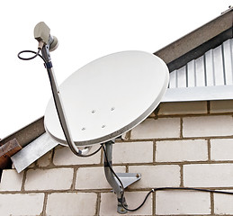 Image showing Satellite dish antenna