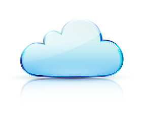Image showing Cloud concept icon