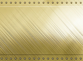 Image showing gold metal background texture