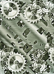 Image showing steampunk cogs and gears