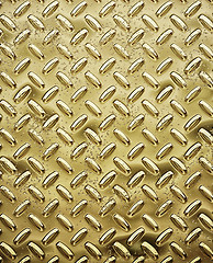 Image showing gold tread or diamond plate