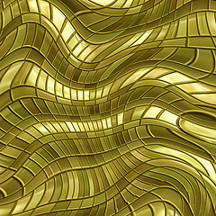 Image showing abstract gold metal background