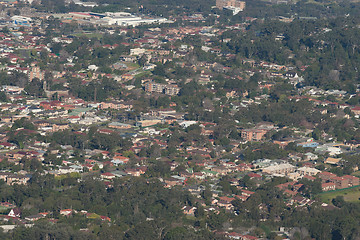 Image showing wollongong city and suburbs