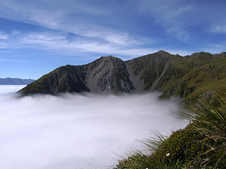 Image showing Above The Clouds, New Zealand