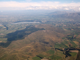 Image showing Aerial View of South Island, New Zealand