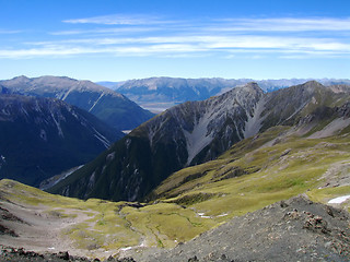 Image showing Avalanche Peak, New Zealand