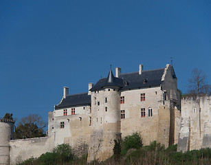 Image showing Royal Chinon fortress, France.