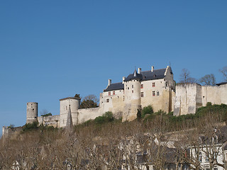 Image showing Royal Chinon fortress, France.