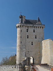 Image showing Royal Chinon forteress, France.