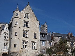 Image showing Medieval city of Chinon, France.